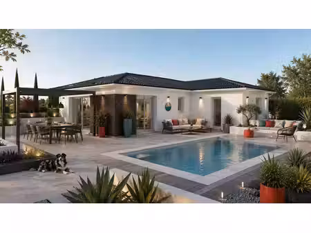 terrain avec maison neuve à vendre