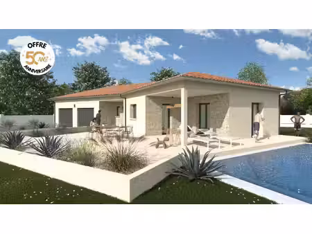 terrain avec maison neuve à vendre