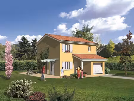 terrain avec maison neuve à vendre