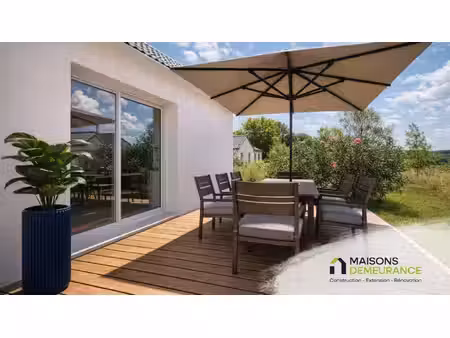 terrain avec maison neuve à vendre