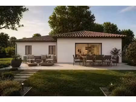 terrain avec maison neuve à vendre