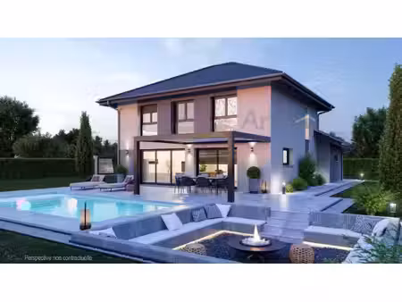 terrain avec maison neuve à vendre