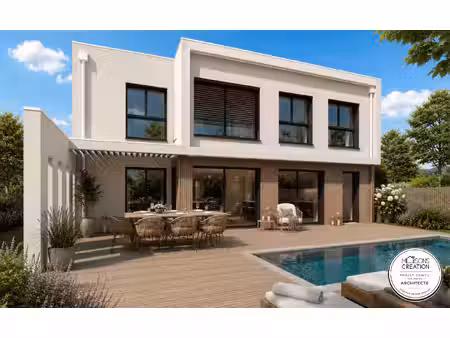 terrain avec maison neuve à vendre