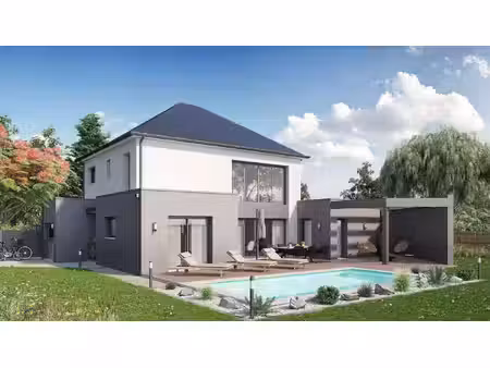 terrain avec maison neuve à vendre