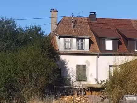 richwiller  maison mitoyenne avec travaux importants- sur 5ares 67