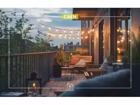 vente appartement neuf 4 pièces 98m2 caen - 441900 € - surface privée