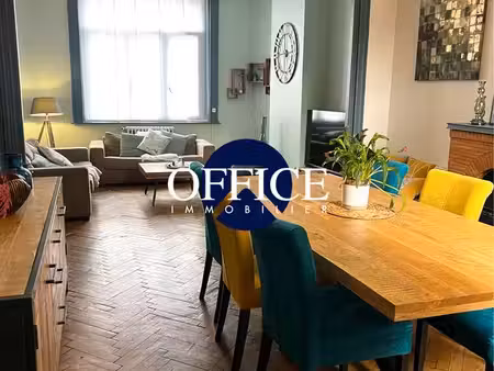 élégante maison bourgeoise de 150 m² au cœur de lens avec garage et 3 chambres possibilité