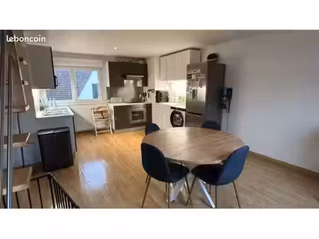 leers appartement de type 3 en duplex face au parc de la butte