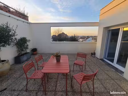 appartement t2 56 m2+ 39m2 terrasse