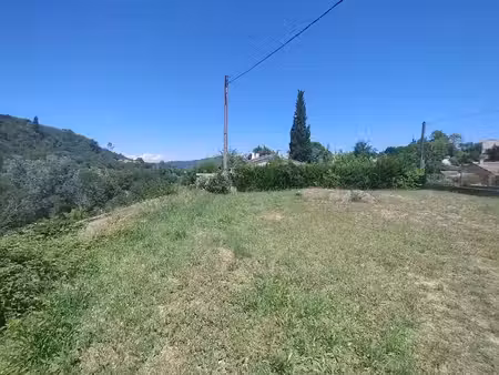 vente terrain 1091 m² à salavas (07150)  55 000 €