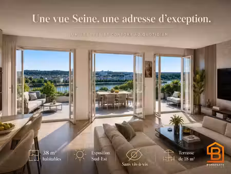 vente appartement 1 pièce 56 m² puteaux (92800)