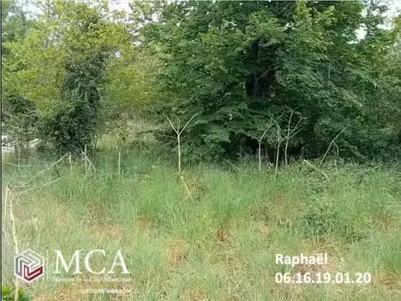 vente terrain 860 m² à biganos (33380)  190 000 €