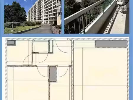 location meublée appartement 2 pièces 50 m² à vanves (92170)  1 580 €