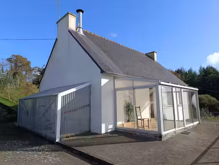 29530 plonevez du faou maison plain pied 3 chambres sous sol au calme  vue  source  hangar