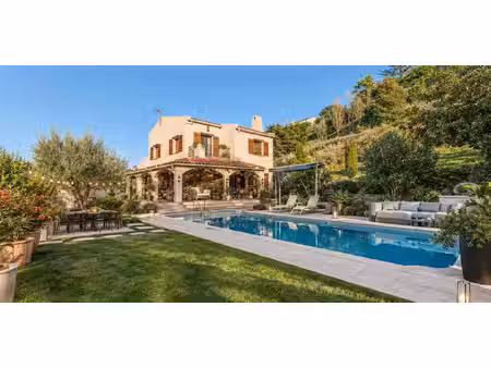 maison avec piscine et jardin crémat-saint roman de bellet - nice (06)