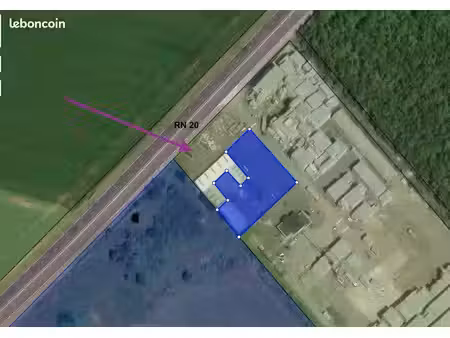 hangar 600 m² + terrain 2 000 m² – accès direct n20 – étampes
