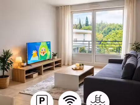 ? t2 meublé 47 m² avec terrasse  piscine & parking – montpellier malbosc – bail mobilité