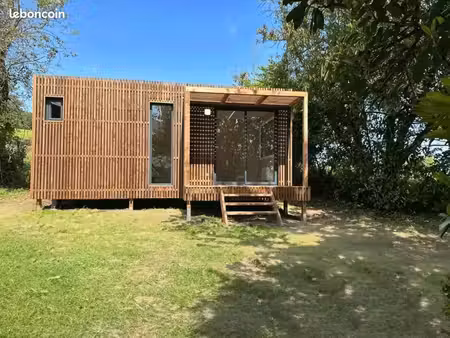 petite maison neuve 20 m² avec grand terrain privatif – saint-aulaye
