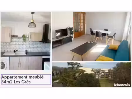 appartement meublé 54m2 615 charges comprises lapalud
