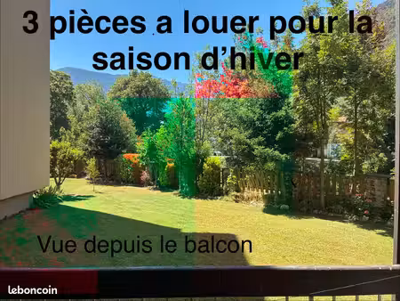 3 pièces à louer pour la saison d 'hiver
