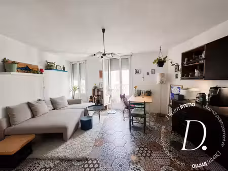sète entre les canaux – appartement 3 pièces traversant avec