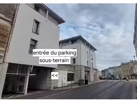 place de parking souterrain - place st jean niort