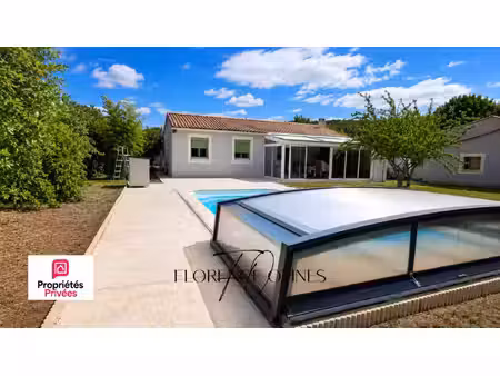 palaja maison familiale plain-pied 128 m² - 4 chambres + bureau - piscine - 2 garages - dp
