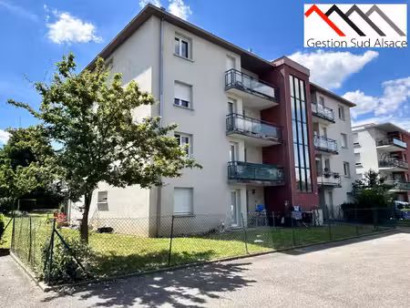 riedisheim  t2/3 de 51m2  dans une residence de 4 etages ...