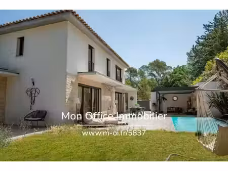 référence : 6930-aus. - maison contemporaine 4 chambres - piscine - le tholonet
