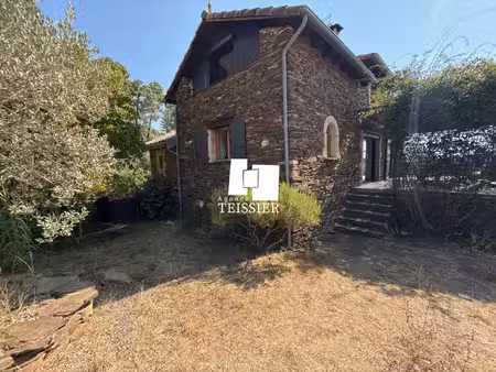 exclusivité sud ardèche 07140 - maison en pierres avec extensi