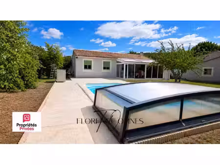 palaja maison familiale plain-pied 128 m² - 4 chambres + bureau - piscine - 2 garages -...