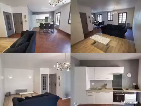 appartement t4 meublé   avec jardin et terrasse  proche cité et centre-ville