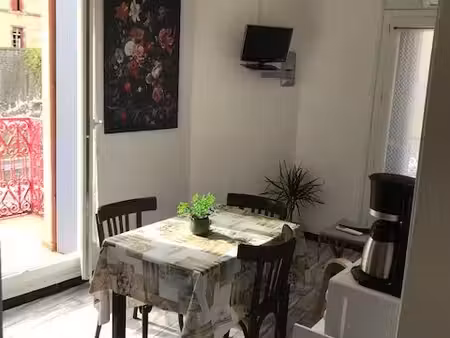 a louer 2 pièces meublées climatisées