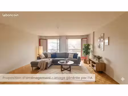 t3 de 78 m² - lumineux avec grand salon et balcon