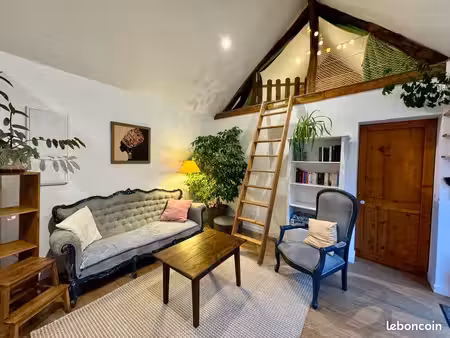 petite maison meublée avec jardin