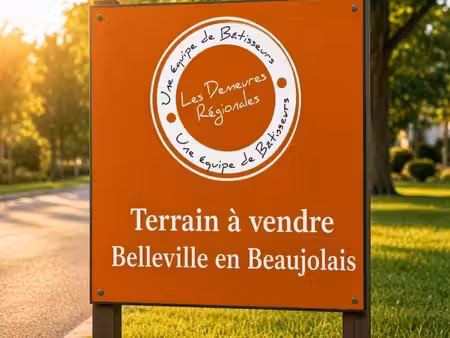 terrain 460 m² belleville