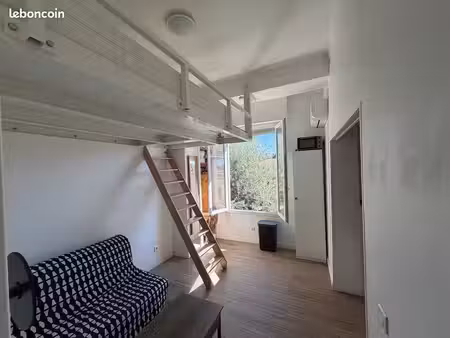 studio meublé 17 m² – valrose