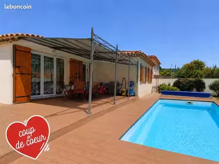 maison 100 m2 plain-pied avec piscine - calme absolu - bas de saint-julien marseille 13012
