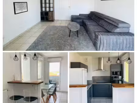 t3 meublé 65m² avec balcon  box fermé & clim – la soie