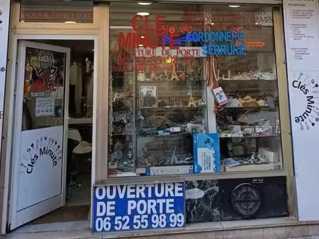 vend fond de commerce serrurerie cordonnerie