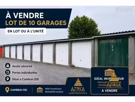 parking/box 141 m² cambrai