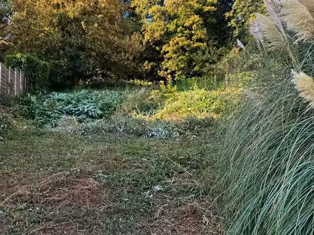 vends terrain à bâtir