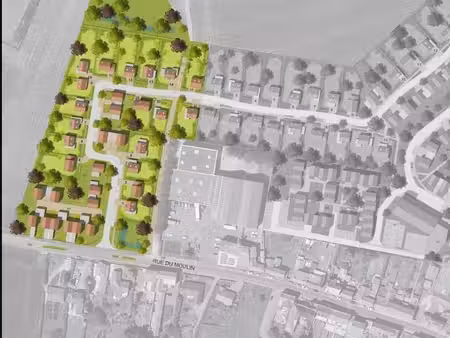 terrain 609 m² mons en pevele
