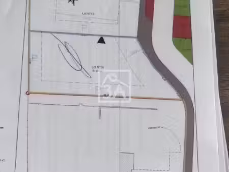 terrain 458 m² cambrin