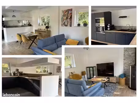 un air de vacances toute l'année : 126 m² rénovés en pleine nature