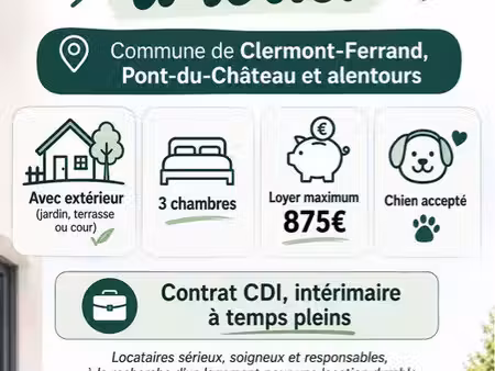 location maison ou appartement