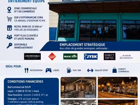 local 1250 m² proville