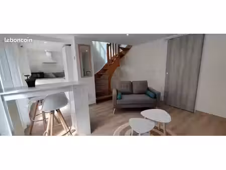 t2 meublé duplex – dunkerque centre - location étudiante septembre → juin