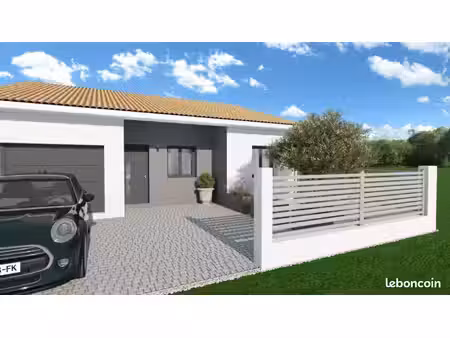 villa plain-pied 2 chambres sans vis à vis