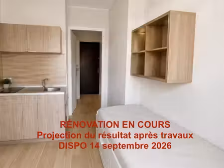 studio refait à neuf au pied des universités à l’esplanade